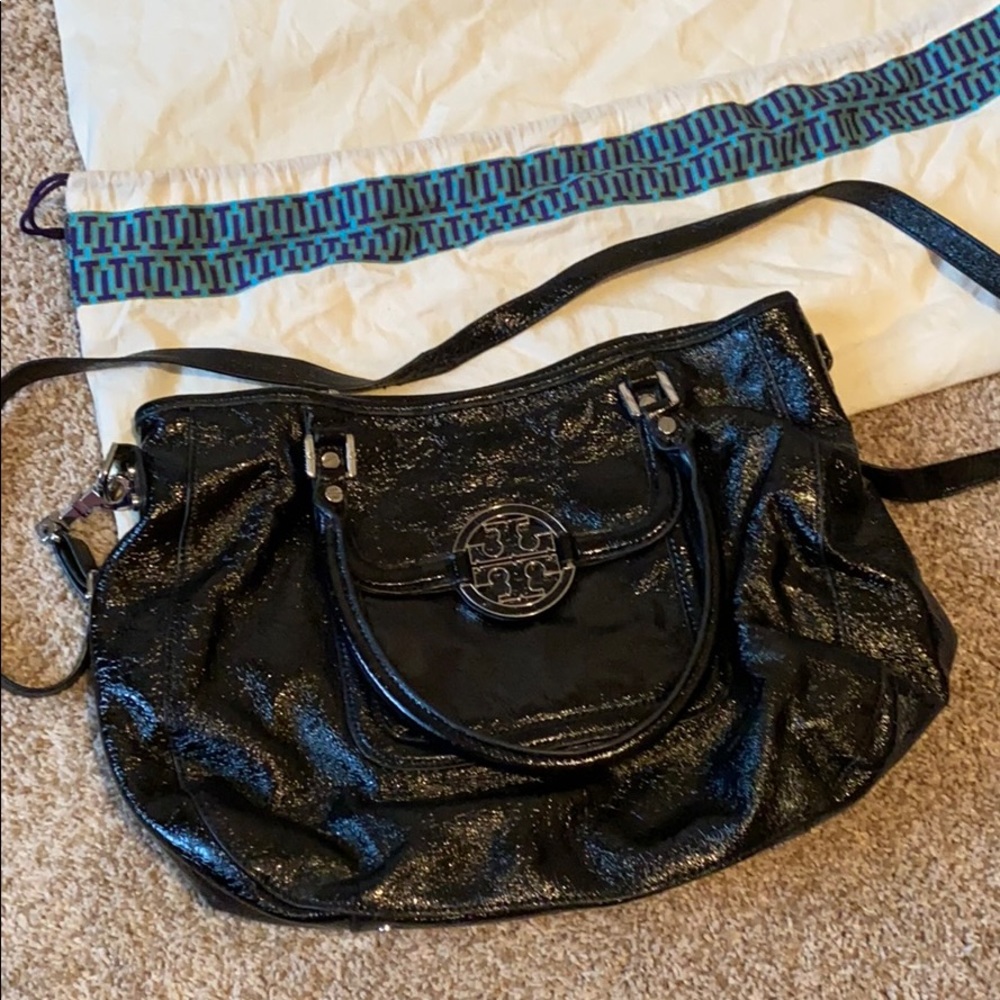 Tory Burch Patent Leather Satchel Bag